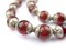 TheBeadChest Capped Carnelian with Silver Gemstone Beads, Full Strand of Round Nepalese Stone Beads, Great for DIY Jewelry Necklace & Bracelet Making